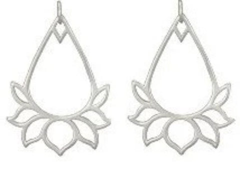 Lotus Earrings - Yoga earrings