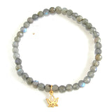 Lotus Labradorite Bracelet