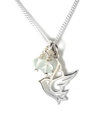 Silver Dove Necklace