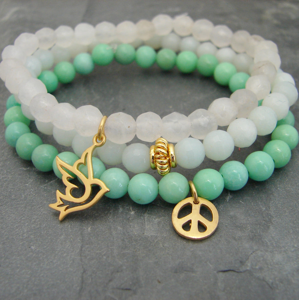 stretch beaded bracelets