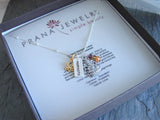 Yoga jewelry necklace