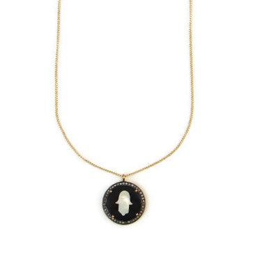 Diamond Hamsa Necklace