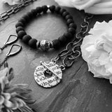 Sanskrit Clasp Statement Veda Necklace | Knowledge | Protection