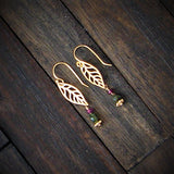 gemstone earrings