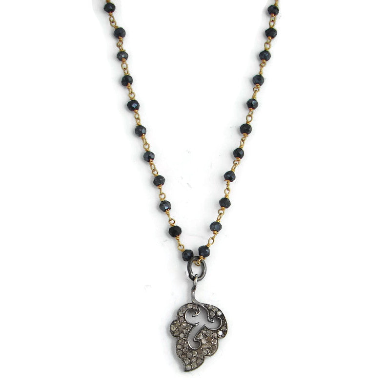 Magalsutra Diamond Flower Petal Necklace - Protection Abundance - Pranajewelry - 1