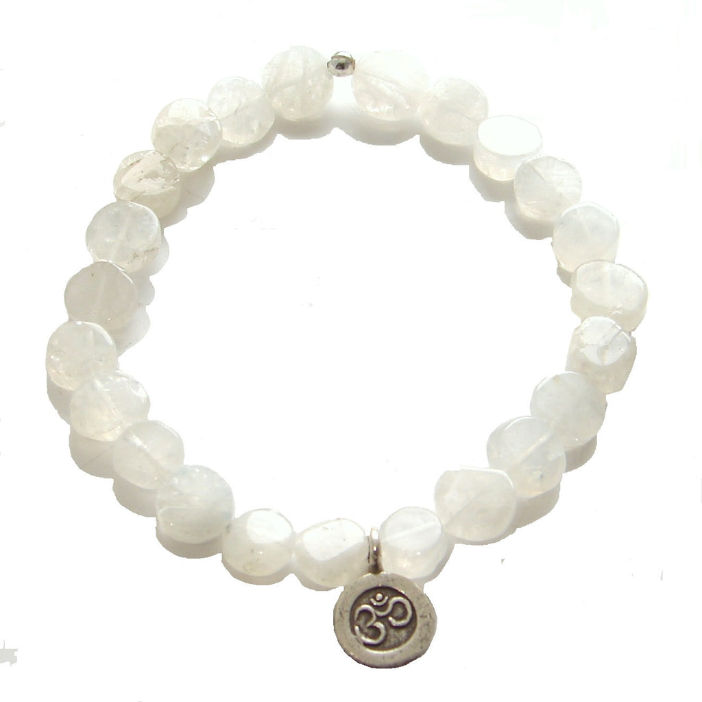 Om Moonstone Bracelet