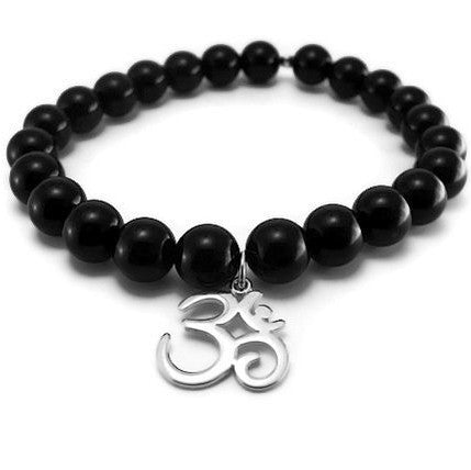 Mens Om yoga Bracelet