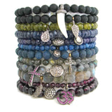 Beaded Diamond Bracelets - Luxe stretch bracelets