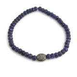 Beaded Diamond Bracelets - Diamond pave bracelet