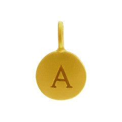 GOLD Personalize with alphabet Initial Letter Charms