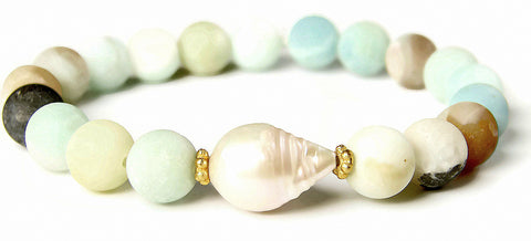 pearl stretch bracelet