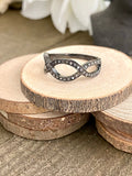 Infinity Diamond Ring | Pave Diamond | Protection Eternity Love