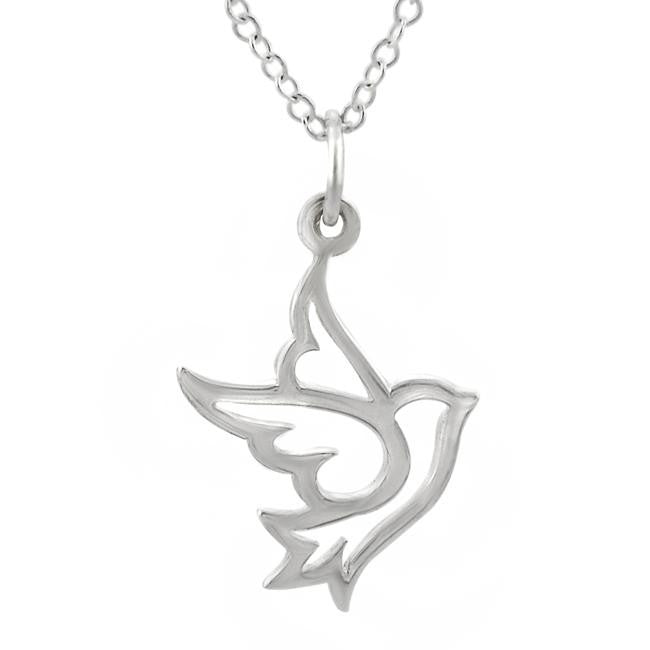 Sterling Silver Dove Necklace