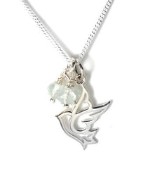 Silver Dove Necklace