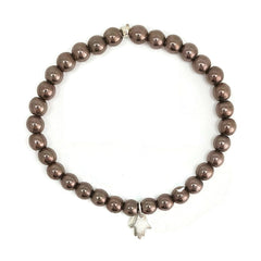 Hamsa Hematite Bracelet | Protection