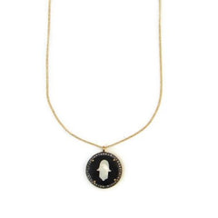Diamond Hamsa Necklace 