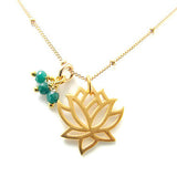 Buddhist Lotus Necklace 