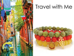 Travel with Me - Travel Jewelry Tulsi Bracelet Stack - Pranajewelry - 1