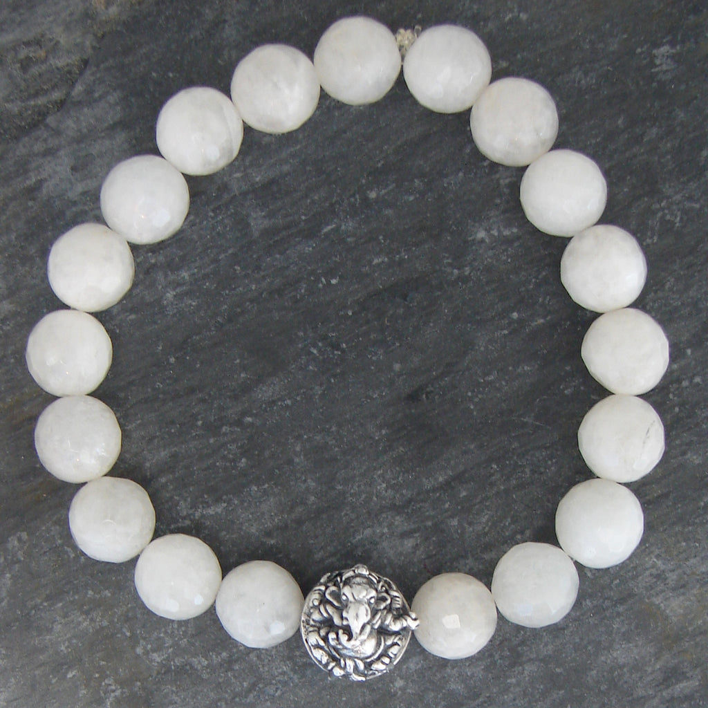 Ganesh Moonstone Bracelet 