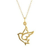 Gold Dove Necklace 